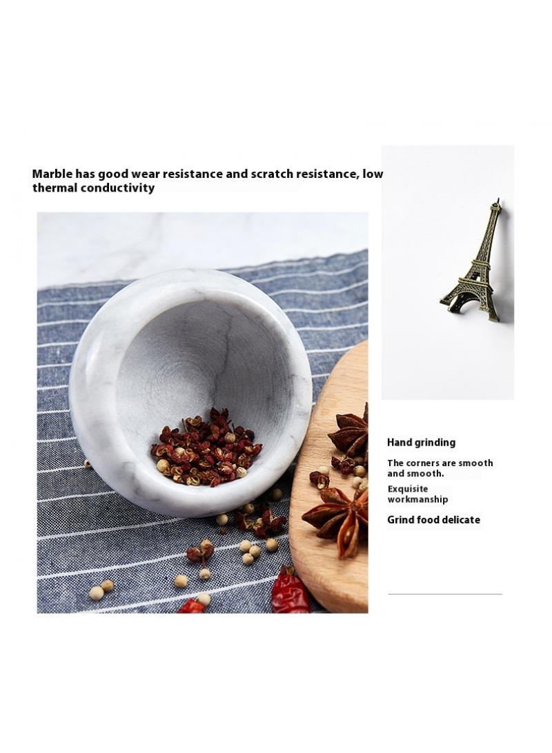 Marble Granite Mortar And Pestle kitchen Small Tool For Grinder And Garlic Jar