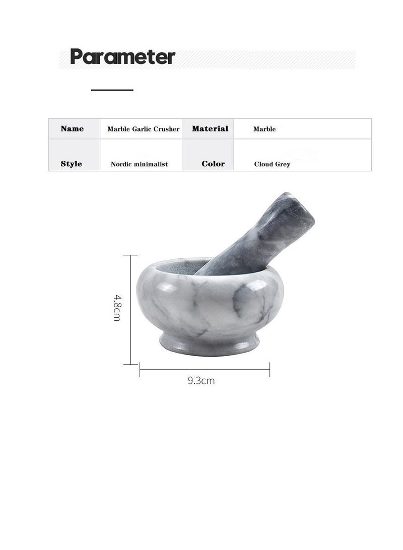 Marble Granite Mortar And Pestle kitchen Small Tool For Grinder And Garlic Jar