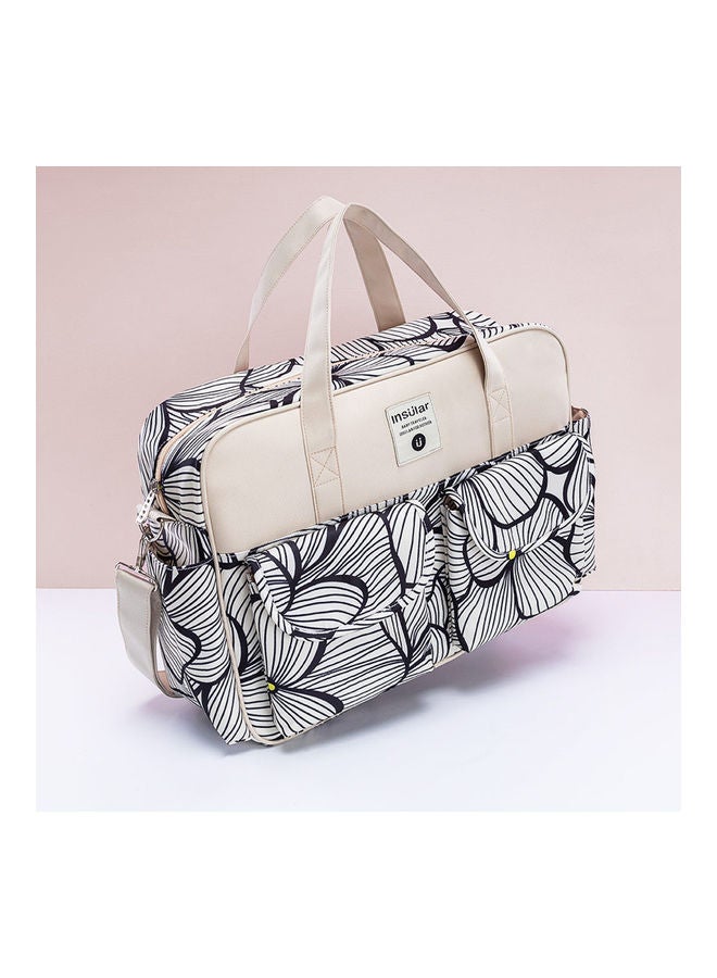 Floral Printed Baby Diaper Handbag