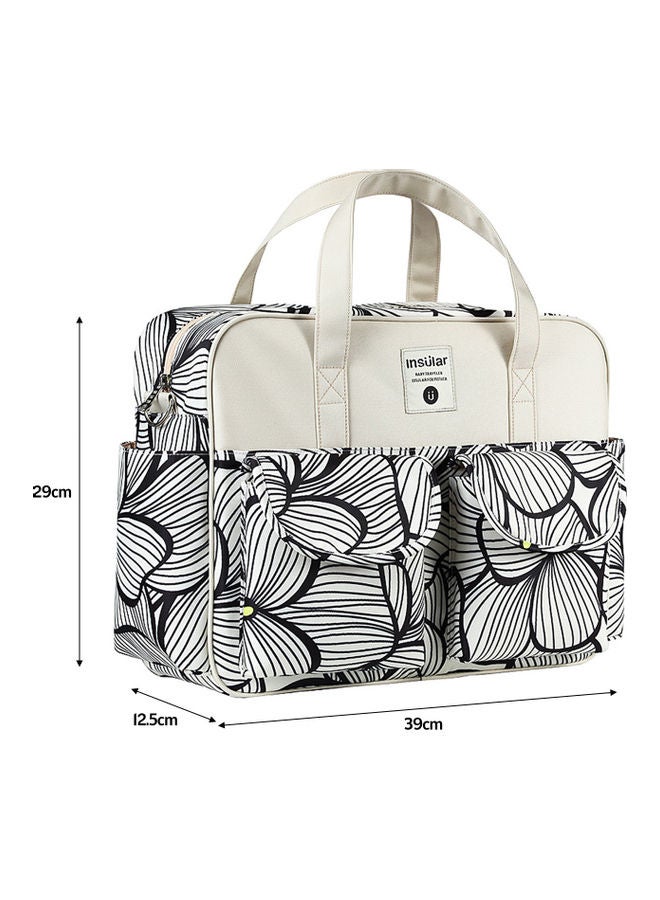 Floral Printed Baby Diaper Handbag