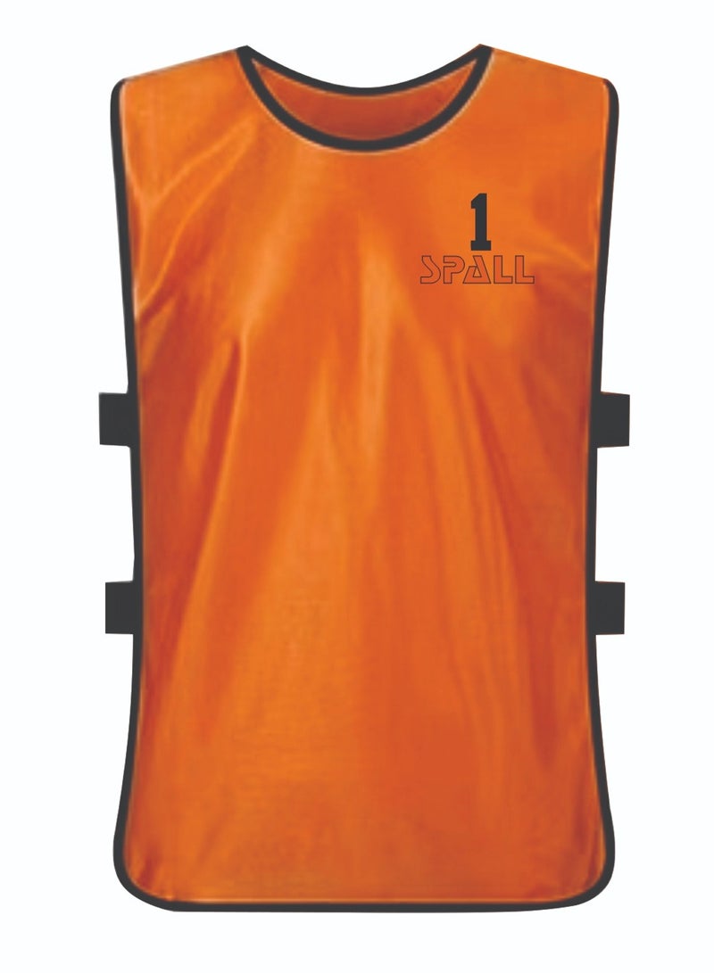 12pcs Numbered Sports Pinnies for Soccer and Basketball Scrimmages - Set of 12 Practice Vests for Adults