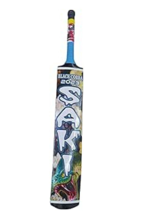 The SAKI Cricket Bat for Tennis Ball and Tape Ball Cricket - Professional Edition - Unmatched Quality, Precision Craftsmanship, Ideal for Professional Players