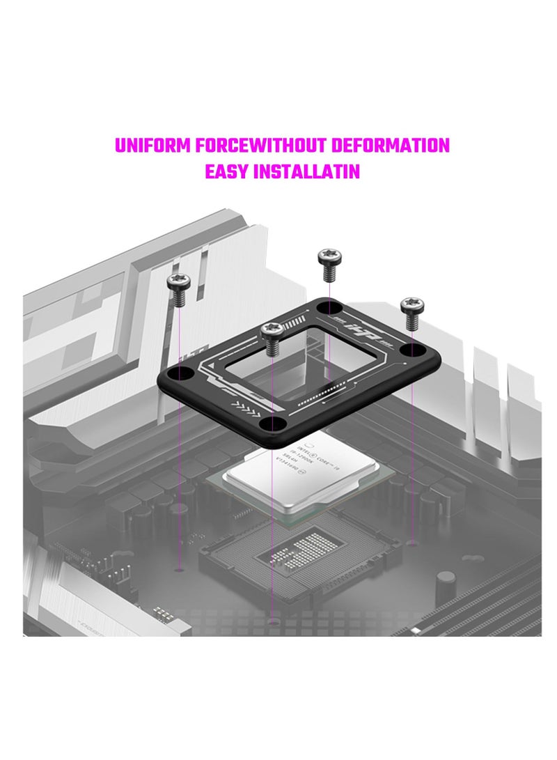 CPU Contact Frame, LGA 1700 CPU Contact Frame, CPU Corrective Fixing Bracket, Suitable for Intel 12/13/14 Gen Anti-Bend Fixing Fixture