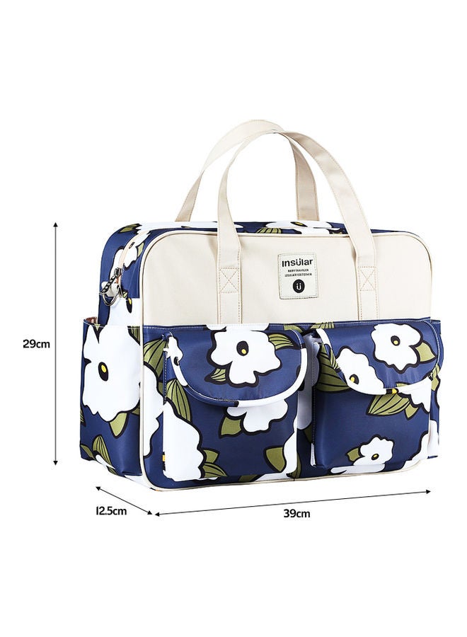 Floral Printed Baby Diaper Handbag