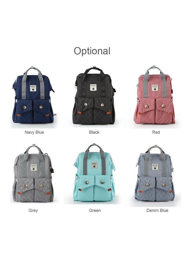 Large Capacity Multi-Function Waterproof Diaper Bag Set