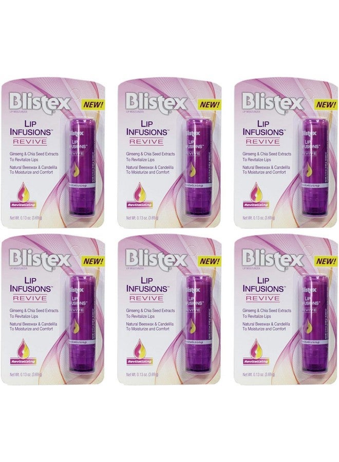 Lip Infusions Revive Lip Moisturizer 0.13 Ounce (6 Pack)