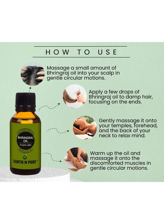 Bhringraj Oil Natural & Therapeutic Grade For Hair Growth 250 Ml