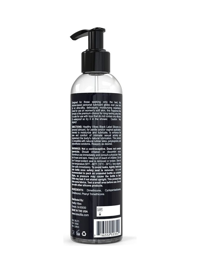 Black Label Silicone Personal Lubricant