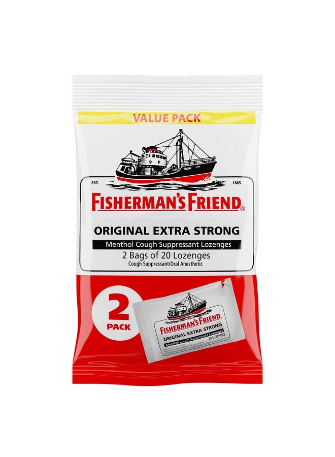 Fishermans Drops 40Ct, Original Extra Strong, 40 Count