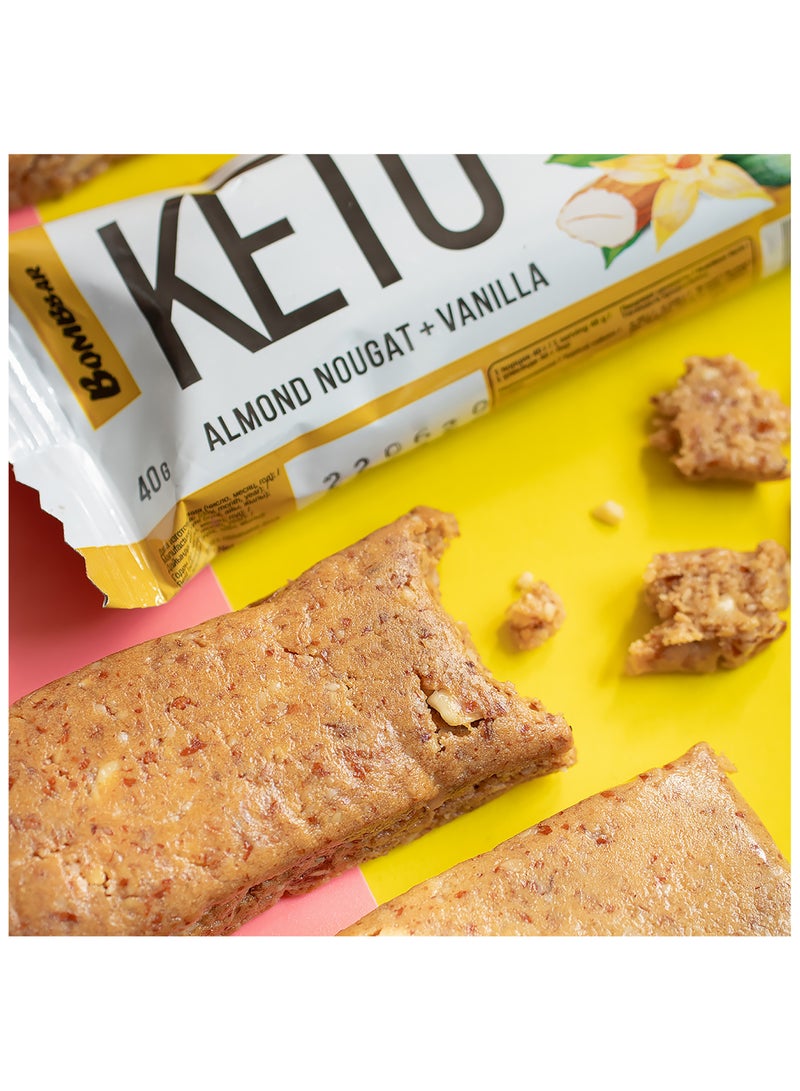 Protein Keto Bar with Almond Nougat and Vanilla 12x40g