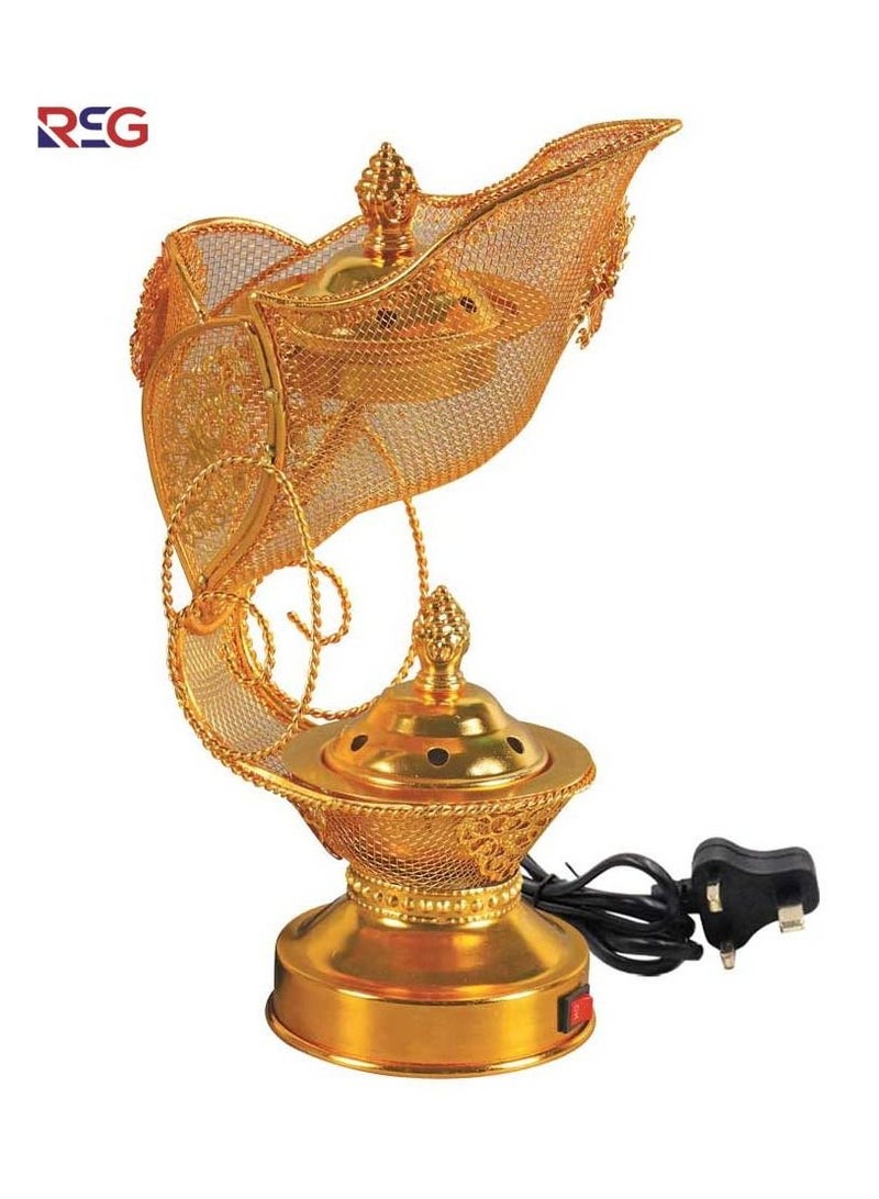 RSG – Unique Design Electric Oud Bakhoor Incense Burner Mabkhara Gold – WF-113-G
