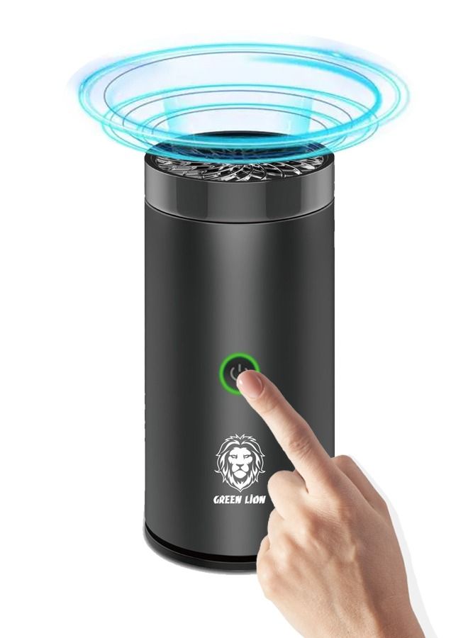 Smart Mini Bakhour Rechargeable Electric Car Incense Burner / Bukhour / Luxury Scent | Aroma Diffuser Portable Bakhour Oud USB Type Fragrance Air Freshener for Car & Home - Black