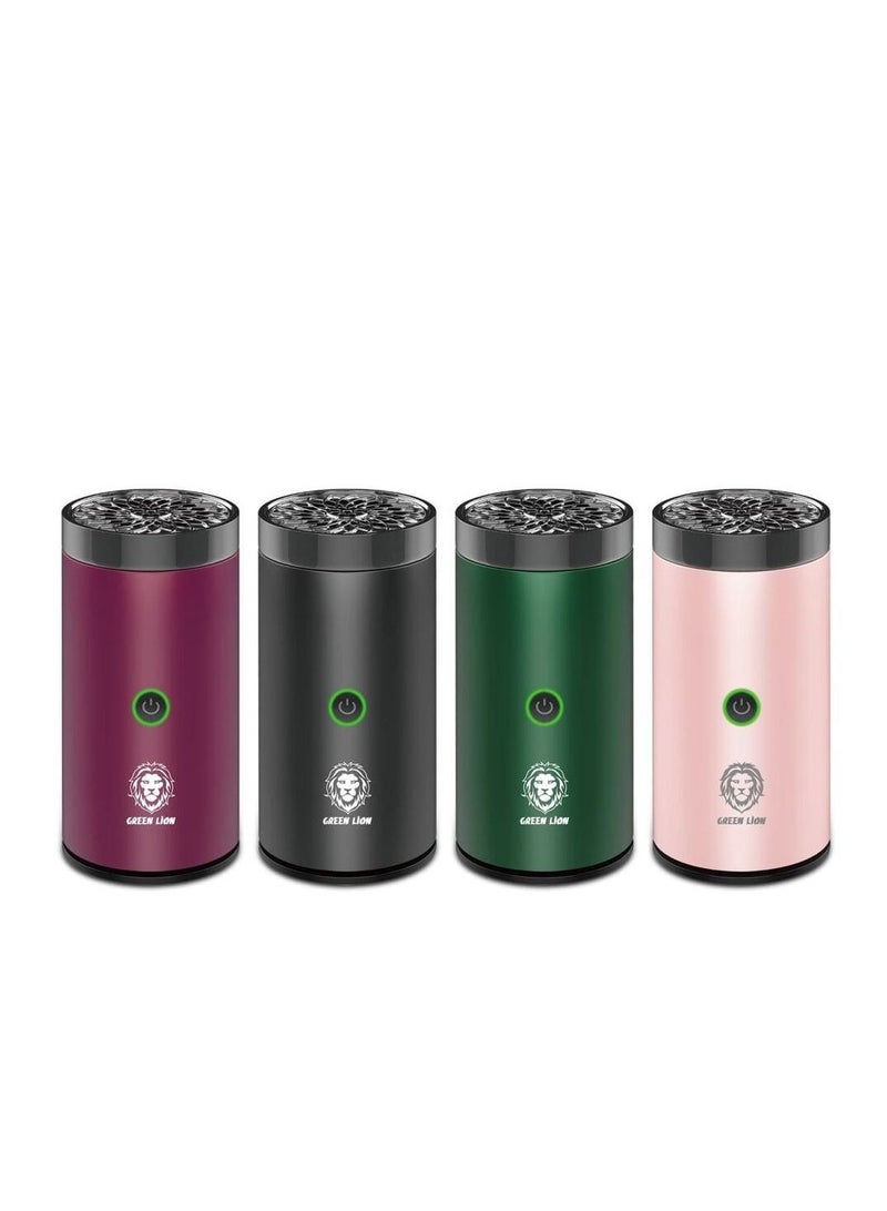 Smart Mini Bakhour Rechargeable Electric Car Incense Burner / Bukhour / Luxury Scent | Aroma Diffuser Portable Bakhour Oud USB Type Fragrance Air Freshener for Car & Home - Black