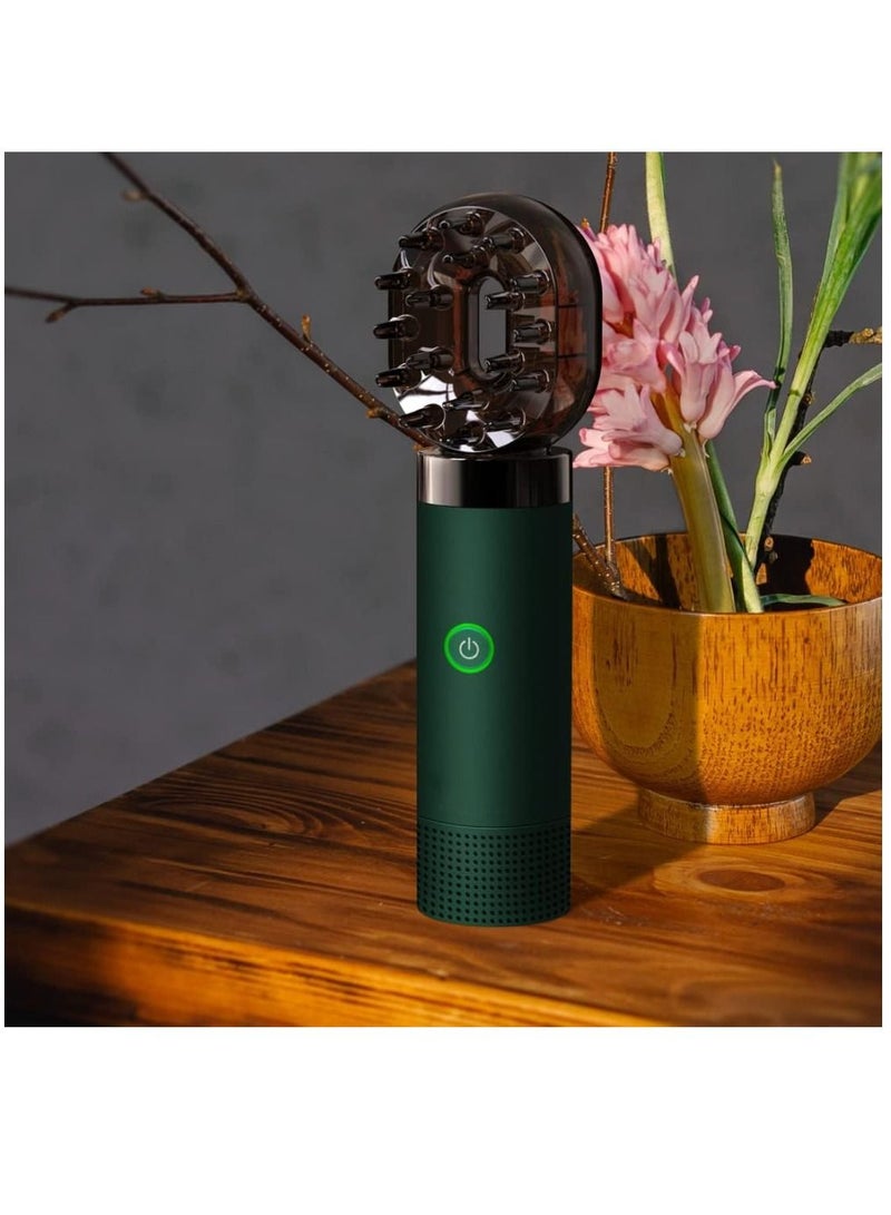 New Modern Arabian Electric Portable Bakhoor Burner USB Rechargeable Comb Bakhoor Incense Holder Green
