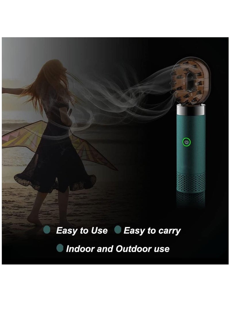 New Modern Arabian Electric Portable Bakhoor Burner USB Rechargeable Comb Bakhoor Incense Holder Green