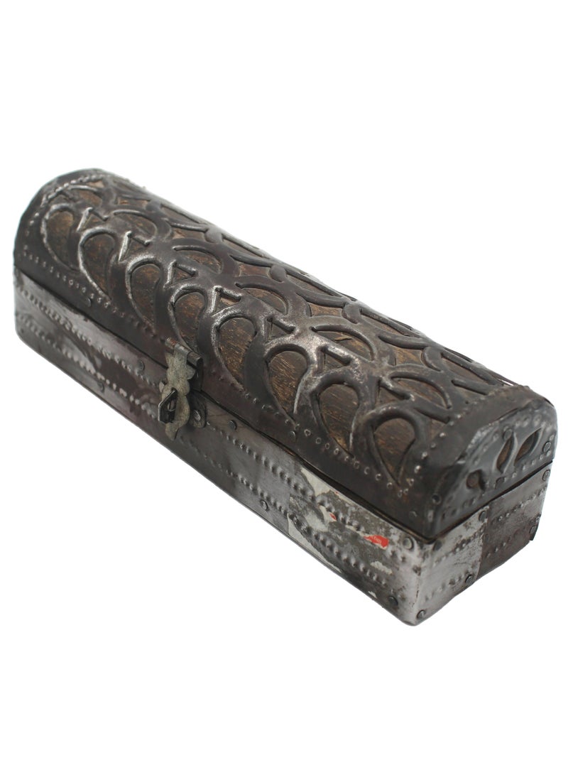 Wooden Incense Box with Metalic Work