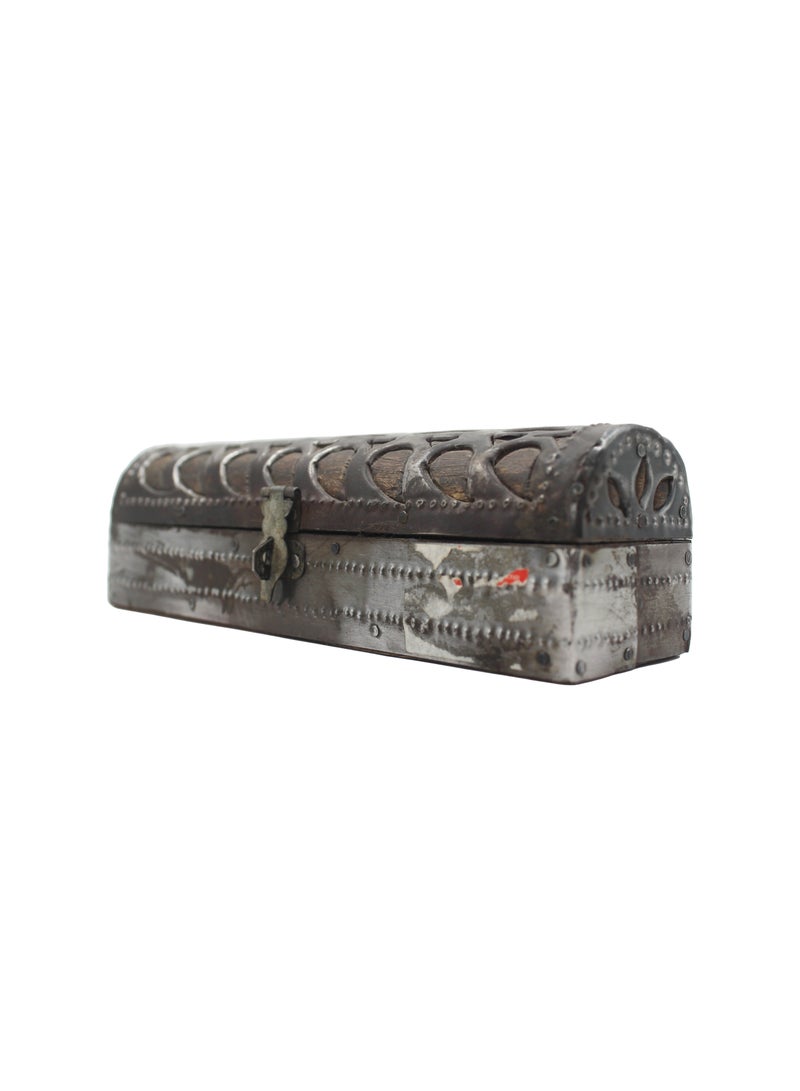 Wooden Incense Box with Metalic Work