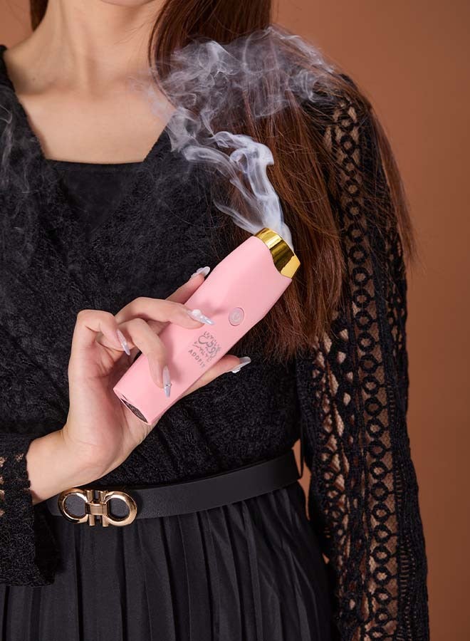 Smart Rechargeable Handheld Burner With Comb Pink