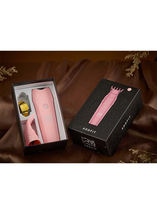 Smart Rechargeable Handheld Burner With Comb Pink