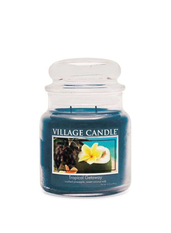 Village Candle Tropical Getaway  Medium