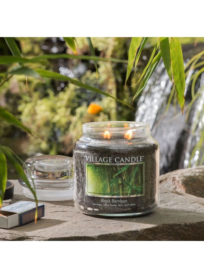 Village Candle Black Bamboo Large