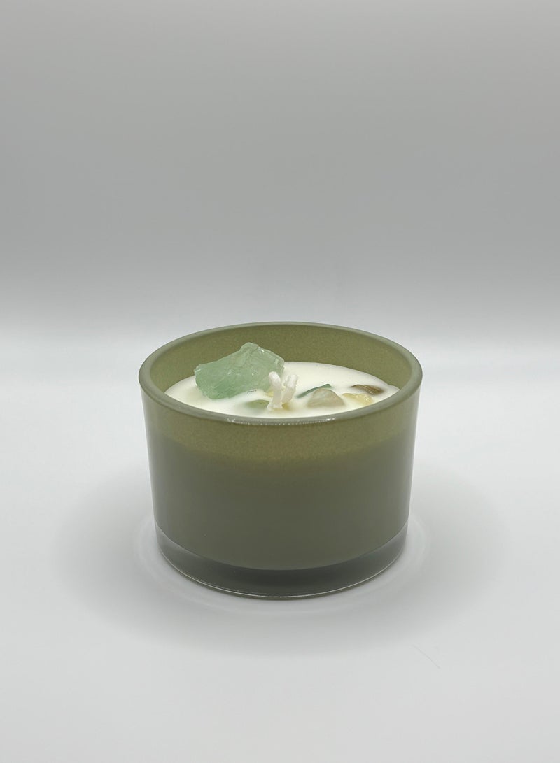 Crystal Scented Candles Green Matcha