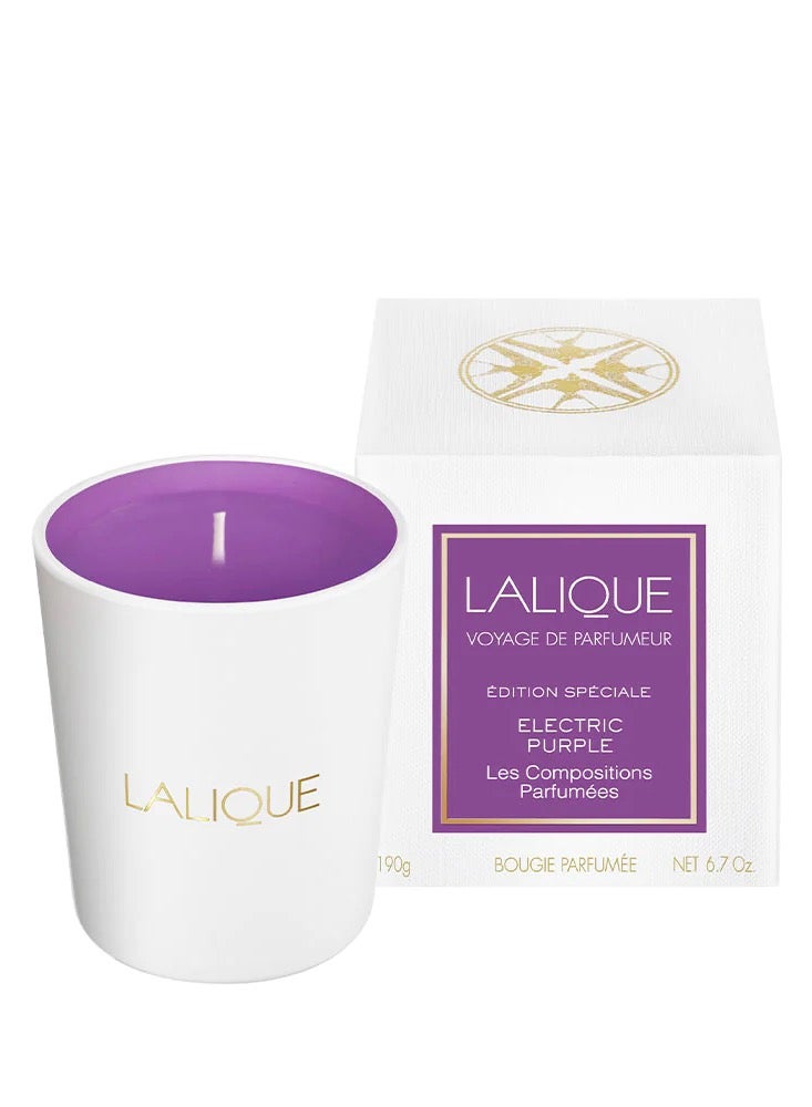 Lalique Candle 190g Electric Purple