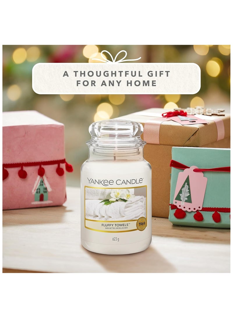 Fluffy Towels Candle Jar 623 G
