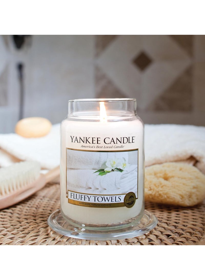 Fluffy Towels Candle Jar 623 G