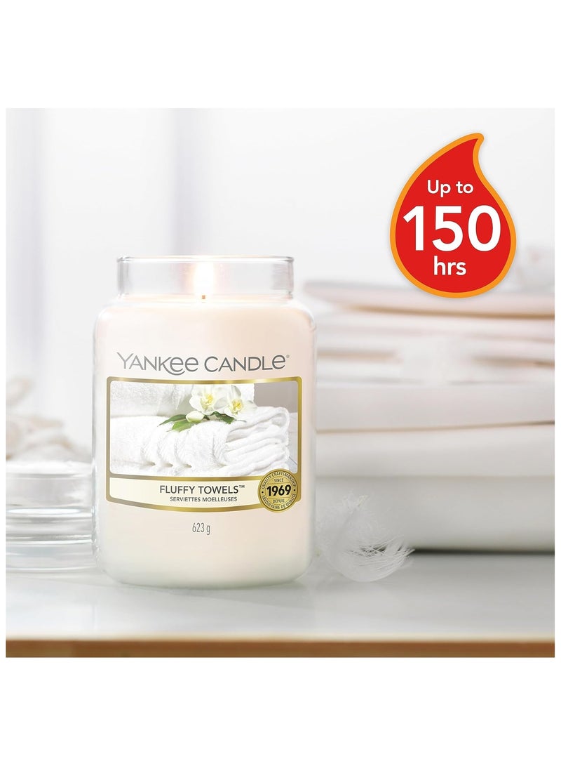 Fluffy Towels Candle Jar 623 G