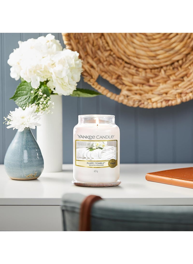 Fluffy Towels Candle Jar 623 G
