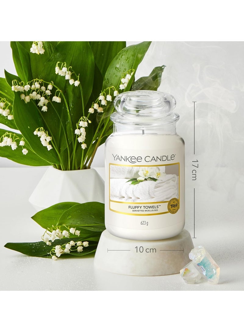 Fluffy Towels Candle Jar 623 G