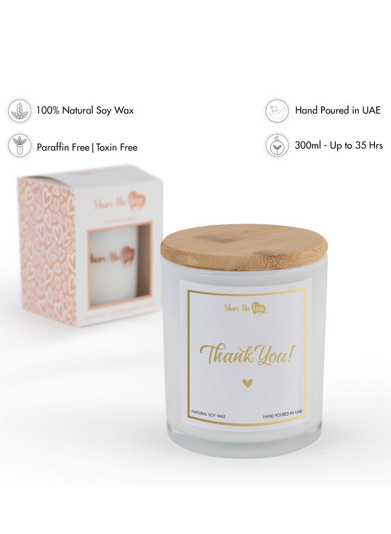 Thank You - Scented Soywax Candle