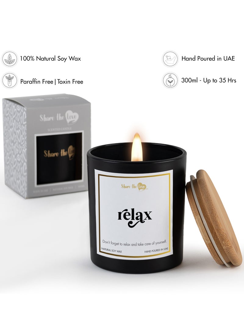 Relax - Soy Wax Scented Candle