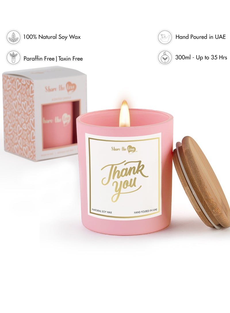 Thank you - Scented Soywax Candle