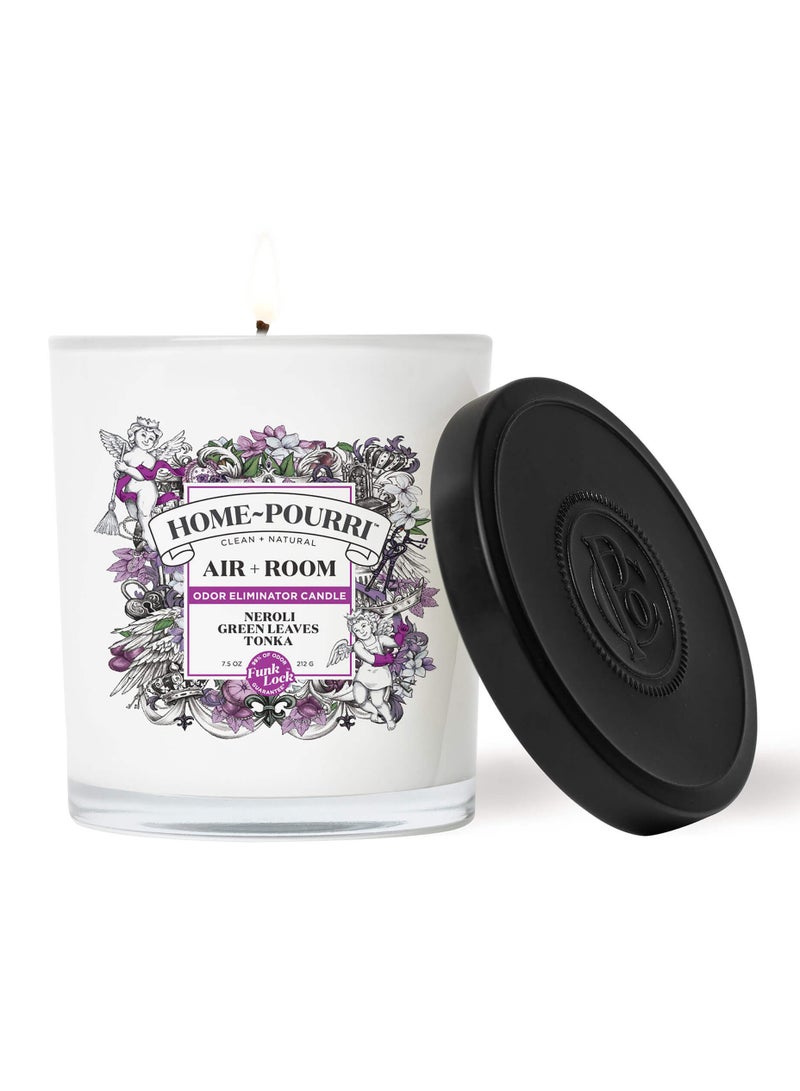 Odor Eliminator Neroli Green Leaves Tonka Candle 212 G