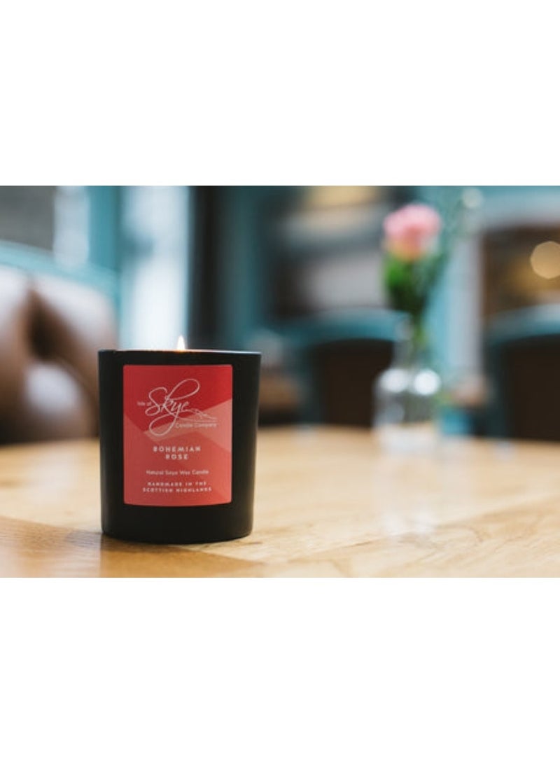 Bohemian Rose Natural Soya Wax Candle Tumbler Large 580 G