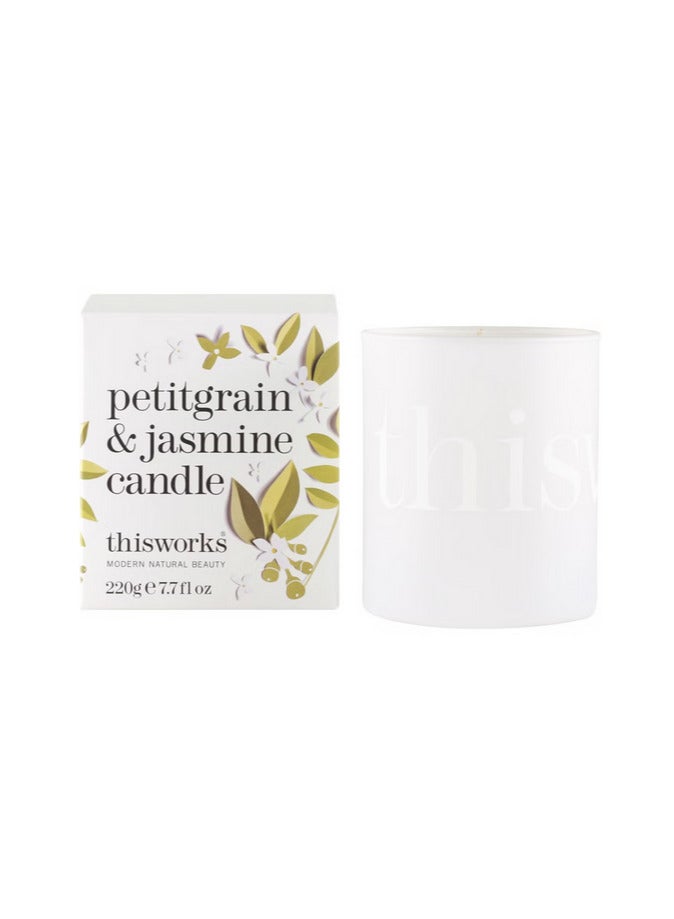 this works Limited Edition Petitgrain and Jasmine Candle (220g)