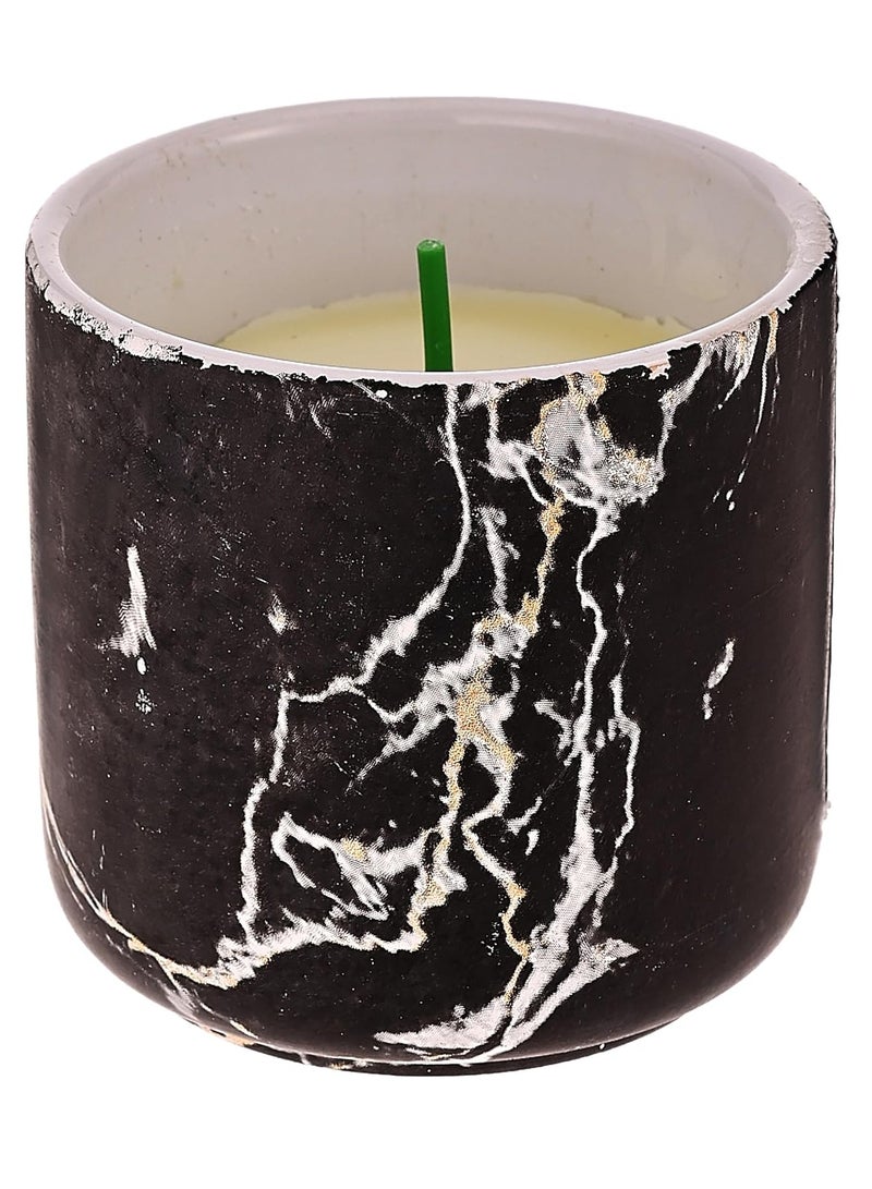 Wax Works Citronella Candle Marbled Pots