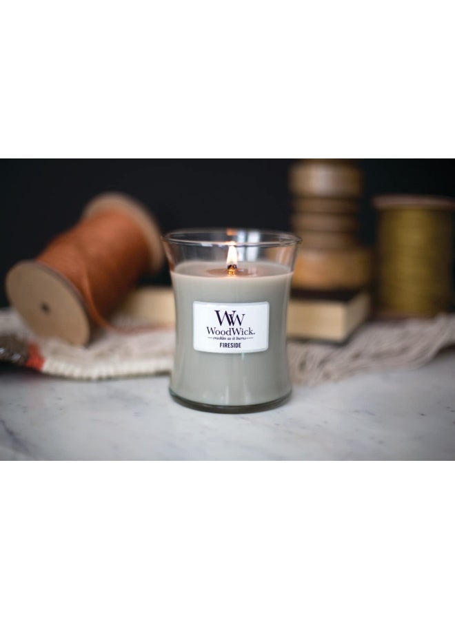 Medium Candle Fireside  Grey   9.9cm Lx 9.9cm W x 11.4cm H   92106AM