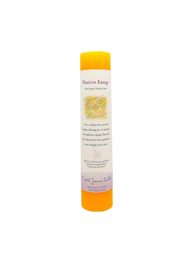 Positive Energy  -   Herbal Magic Reiki Charged Candle Positive Energy