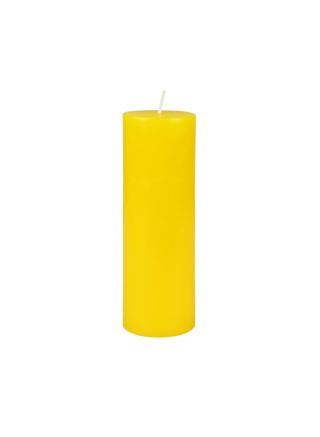 Zest Candle Pillar Candle, 2 by 6-Inch, Yellow