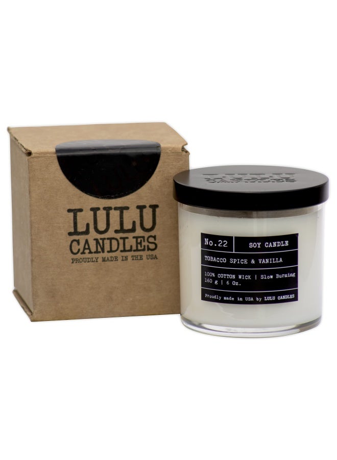 Lulu Candles Apple Cinnamon Furr A Cause Luxury Scented Soy Jar Candle Hand Poured In The Usa Highly Scented And Long Lasting Small 6 Oz.