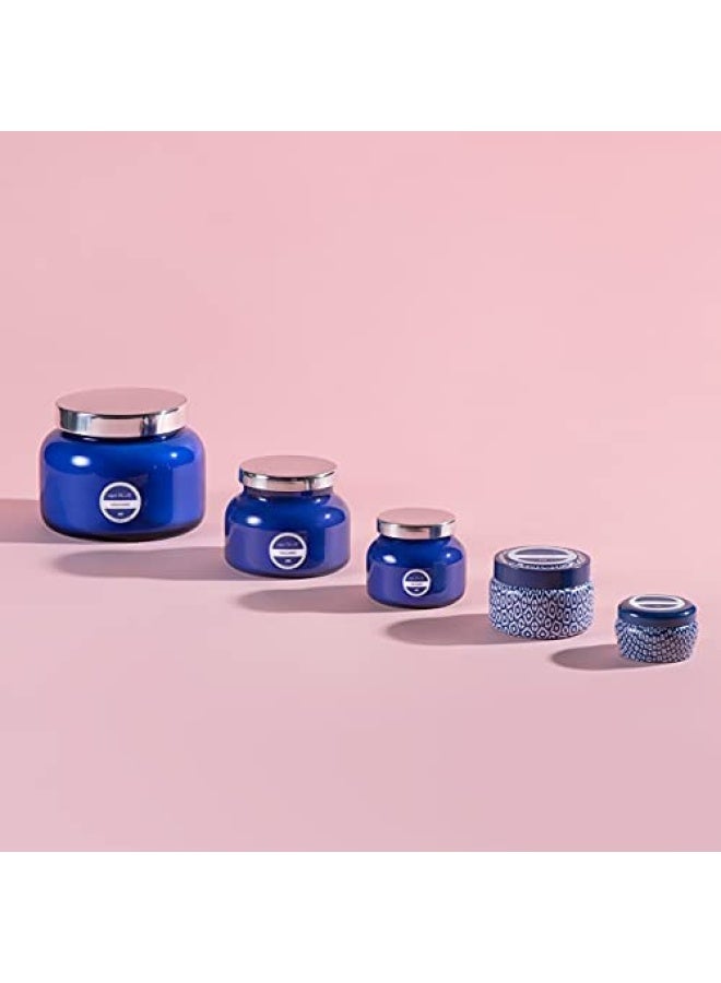 Capri Blue Blue Jean Scented Candle 19 Oz Blue Signature Jar Candle Luxury Aromatherapy Candle Glass Candle With Soy Wax Blend
