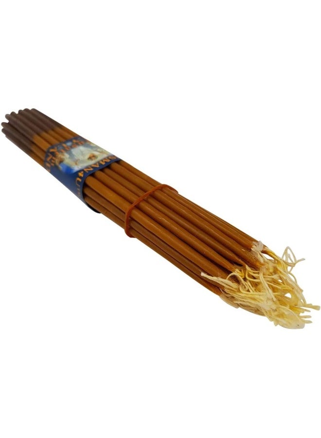 33 Natural Beeswax Taper Candles 9