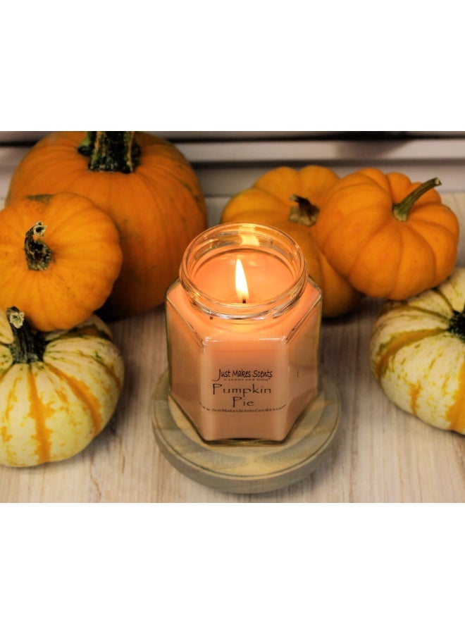 Pumpkin Pie Scented Blended Soy Candle Hand Poured Fall Fragrance Candles Made In The Usa By