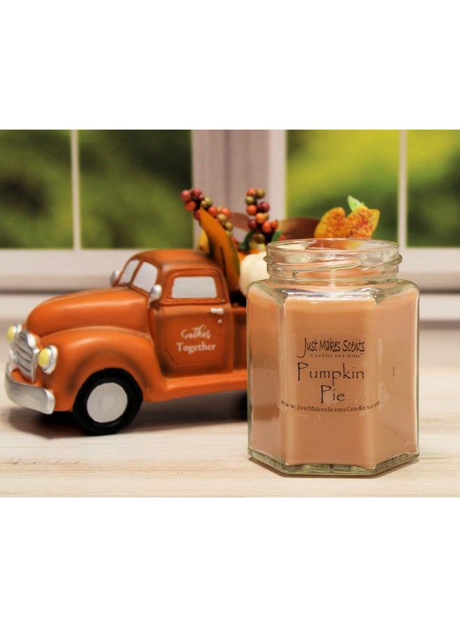 Pumpkin Pie Scented Blended Soy Candle Hand Poured Fall Fragrance Candles Made In The Usa By