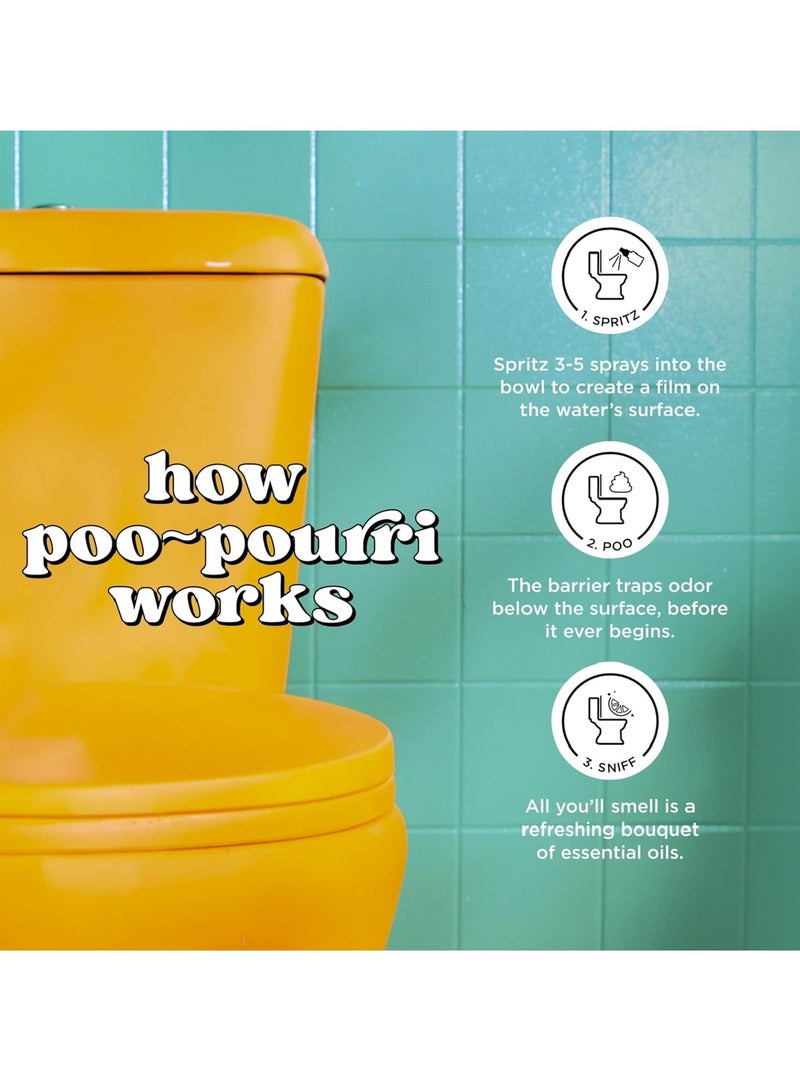 Poo-Pourri before you go toilet spray original citrus 4 fl oz lemon bergamot and lemongrass