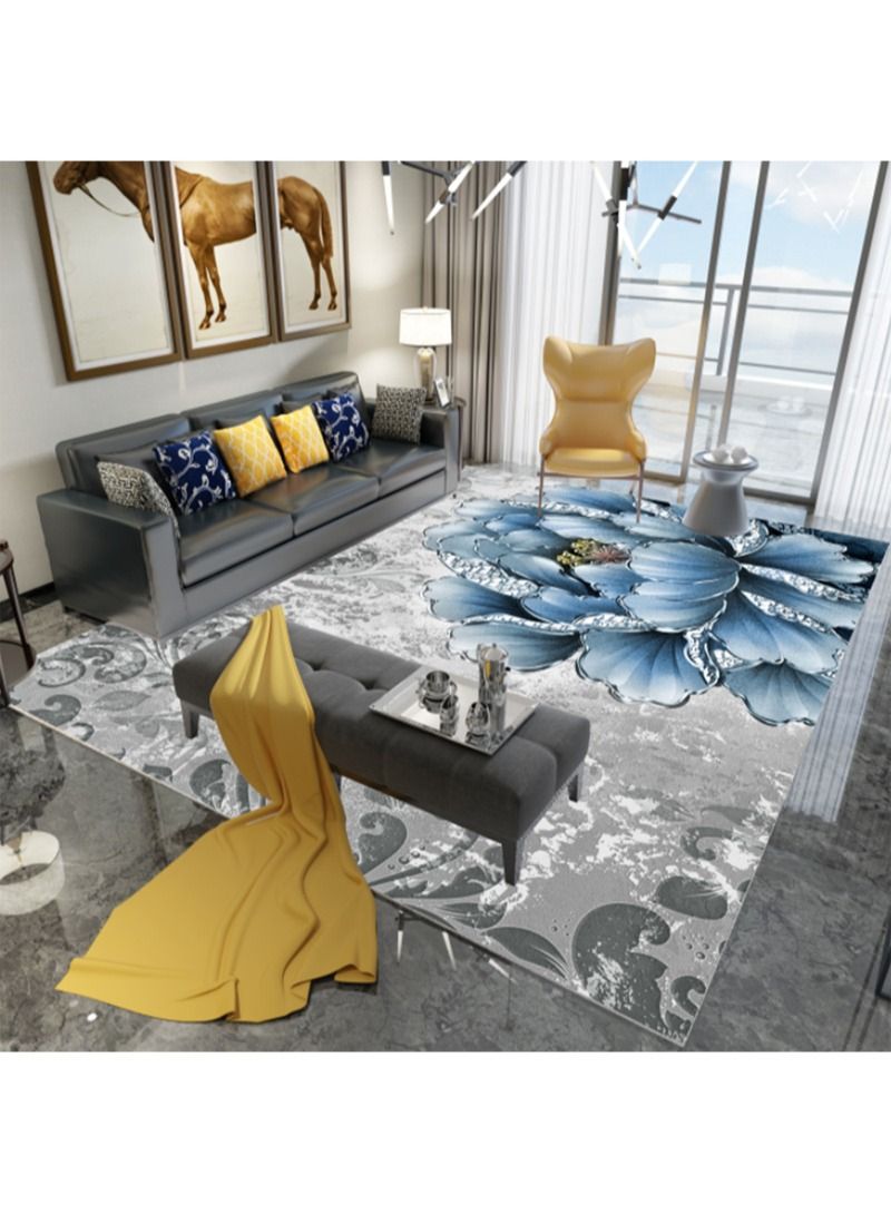 Modern Style Area Rug Non-Slip Super Soft Touch Living Room Bedroom Kitchen Decoration Of Carpet Floor Rug Rectangular 160x230cm