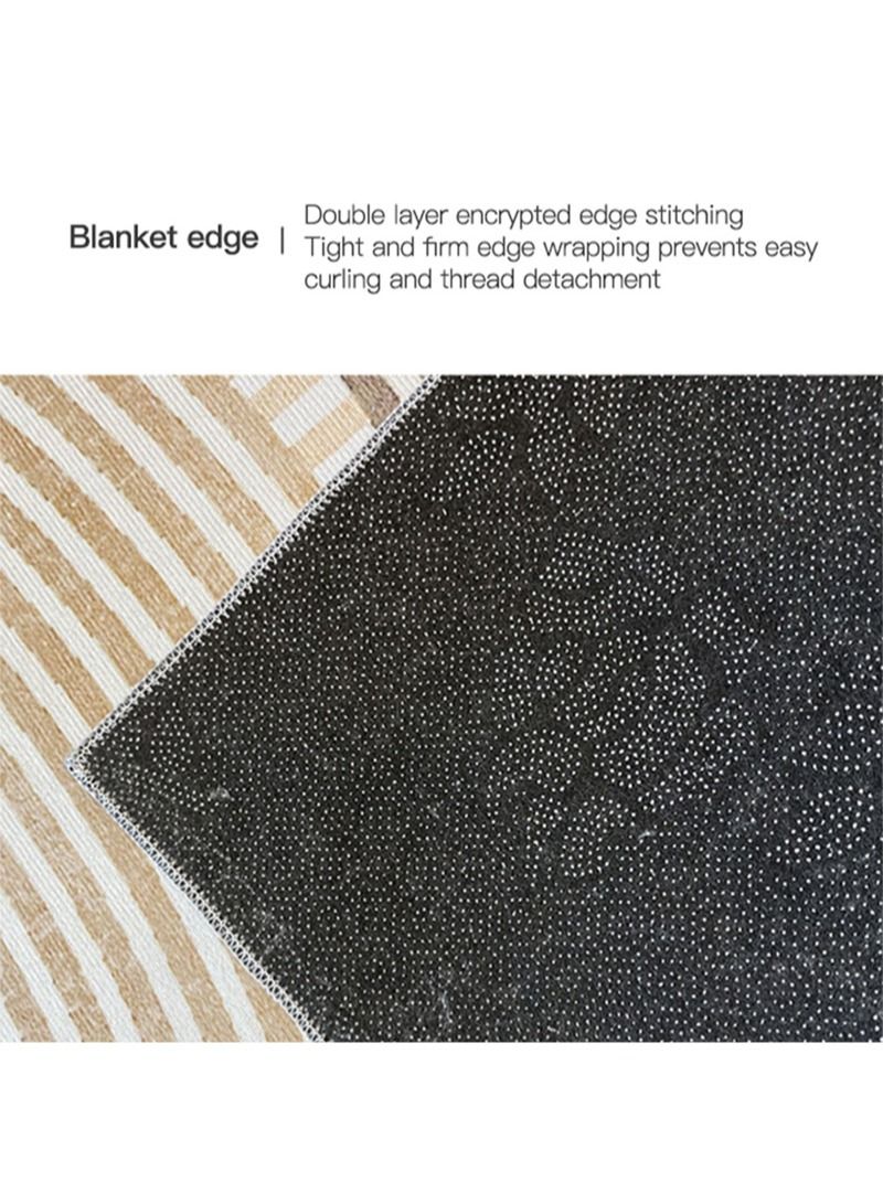 Modern Style Area Rug Non-Slip Super Soft Touch Living Room Bedroom Kitchen Decoration Of Carpet Floor Rug Rectangular 160x230cm